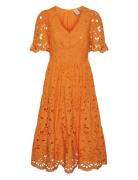 Yaskanikka 2/4 Midi Dress Orange YAS