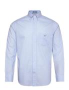 Reg Poplin Gingham O.shield Shirt Blue GANT