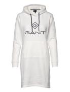 Lock Up Hoodie Dress White GANT