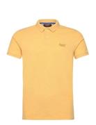 Classic Pique Polo Yellow Superdry