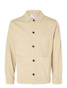 Slhloosetony-Cord Overshirt Noos Beige Selected Homme