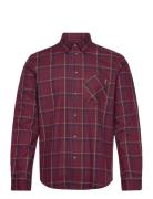 Atlas Reg Fl Mcs M Shirt Burgundy MCS