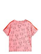 Cathlethes Aop Ss Tee Pink Mini Rodini