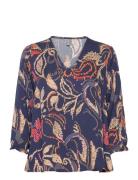 Cufonda Blouse Blue Culture