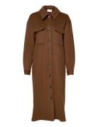 Loagz Long Shirt Brown Gestuz