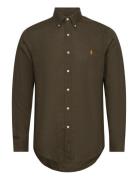 Custom Fit Linen Shirt Green Polo Ralph Lauren