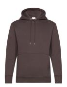 Slhreg-Dan Sweat Hood Brown Selected Homme