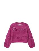 Nkfkalea Ls Loose Short Knit Pink Name It