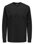 Onsfred Life Ls Tee Noos Black ONLY & SONS