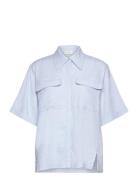 Esma Ss Shirt Blue NORR