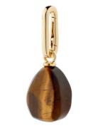 Charm Tiger Eye Pendant Gold Pilgrim