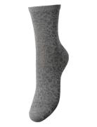 Pcsebby Glitter Long Aop Socks Noos Bc Grey Pieces