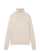 Knit Basic Turtleneck Beige Tom Tailor