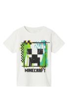 Nkmjoshi Minecraft Ss Top Box Bfu White Name It