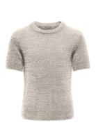 Kogpiumo S/S O-Neck Top Knt Grey Kids Only