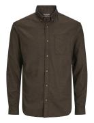 Jjeclassic Melange Shirt Ls Noos Brown Jack & J S