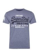 Vl Tee Blue Superdry