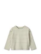 Farah Stripe Sweatshirt Cream Liewood