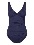 Panos Emporio Simi Solid Swimsuit Navy Panos Emporio