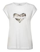 Cc Heart Happy T-Shirt White Coster Copenhagen