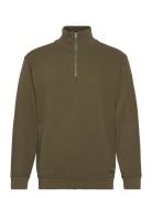 Half Zip Sweat Khaki Lindbergh