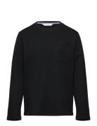 Long Sleeve Cotton T-Shirt Black Mango