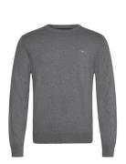 Cotton C-Neck Grey GANT