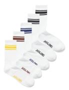 Jactrey Tennis Socks 5 Pack White Jack & J S