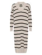 Onlnew Tessa L/S Midi V Dress Knt Noos Cream ONLY