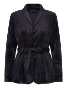 Sensual Velour Robe Top Black Triumph