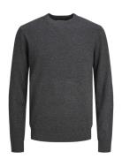 Jjecarter Knit Crew Neck Grey Jack & J S