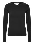 Slim Rib Keyhole R T L\S Wmn Black G-Star RAW