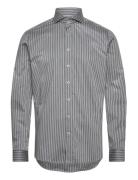 1927: Shirt L/S Grey Lindbergh Black