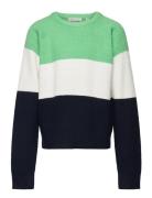 Striped Knit Pullover Green Tom Tailor