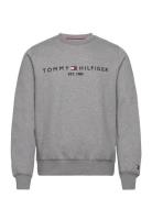 Tommy Logo Sweatshirt Grey Tommy Hilfiger