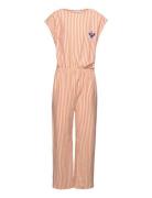 Vertical Stripes Overall Orange Bobo Choses