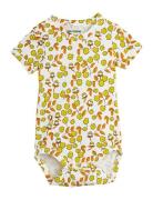 Flowers Aop Ss Body Patterned Mini Rodini