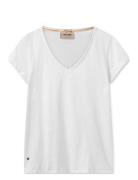 Mmtulli V-Ss Basic Tee White MOS MOSH