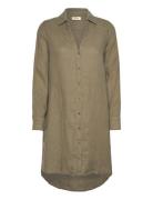 Mmrielle Linen Dress Khaki MOS MOSH