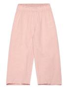 Trousers Linen Wide Leg Pink Lindex