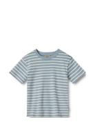 T-Shirt S/S Fabian Blue Wheat