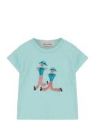 Baby Dancing Giants T-Shirt Blue Bobo Choses