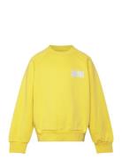 Organic Sweat Allisa Sweatshirt Yellow Mads Nørgaard