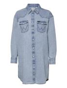 Denim Shirt Dress Blue Wrangler