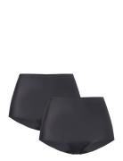 Brief High Svea 2 Pack Black Lindex