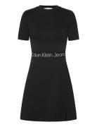 Tape Milano Short Sleeve Dress Black Calvin Klein Jeans