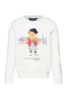 Polo Bear Paris Fleece Sweatshirt White Ralph Lauren Kids