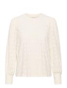 Katine Lace Blouse White Kaffe