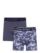 Cotton Stretch Boxer 2P Navy Björn Borg