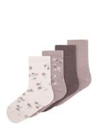 Nkfwak Wo/Bl 4P Sock Purple Name It